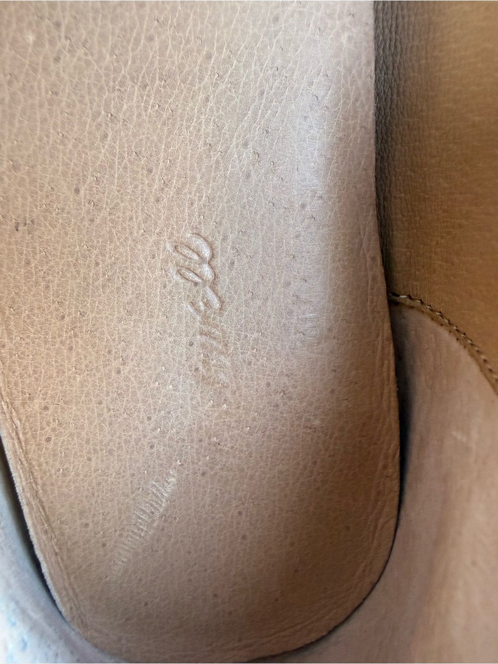 Madewell Gold Metallic Ballet Flats with Elastic Strap Leather size 7.5 - Picture 2 of 7